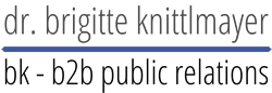 Dr. Brigitte Knittlmayer - bk - b2b public relations